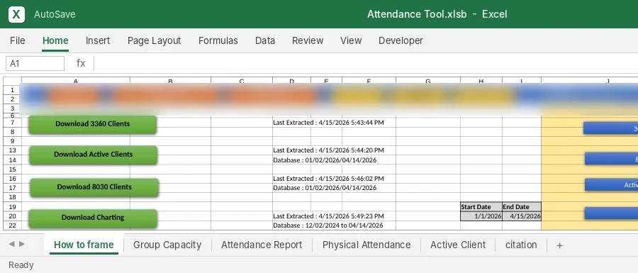 Attendance & Compliance Automation Tool