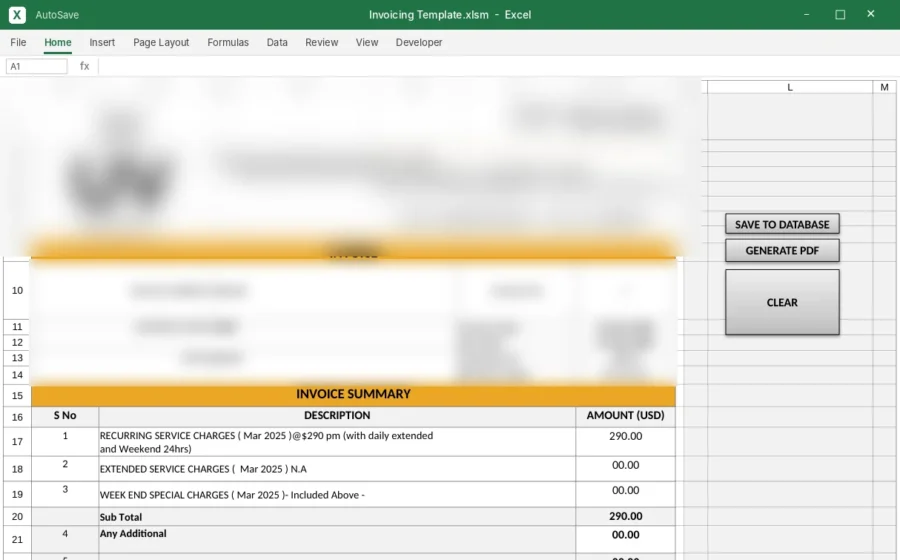 Multi-Company Invoicing System