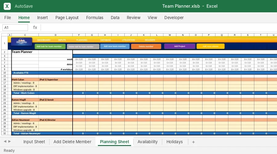 Team Resource Planner
